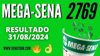 🍀 Resultado MegaSena 2769 [upl. by Alcina]