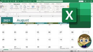 Creating a Calendar in Excel [upl. by Carlyle]