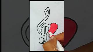 How to draw red heartRed heart drawing with coloursHeart drawingEasy artwork [upl. by Rodoeht69]