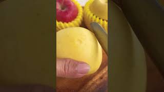 golden apple so sweet shortfeed fruitlover shortviral satisfying shortvideo shortyoutube [upl. by Honebein]