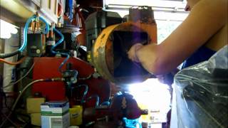 Lawn leaf vac system fab part 2 working on the blower housing [upl. by Aggappora989]