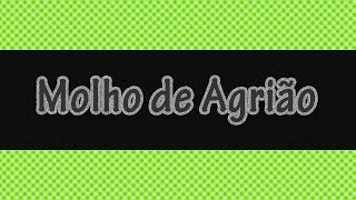 Molho de agrião  Receitas Rápidas [upl. by Lorollas870]