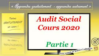 Audit Social Cours 2020 Partie 1 [upl. by Lalaj]