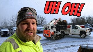 First Salt Run of the Season Snow Plows Were NOT Ready [upl. by Uamak]