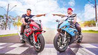 CHAMEI MEU AMIGO PRO RACHA DE S1000RR CONTRA S1000RR [upl. by Assilla597]