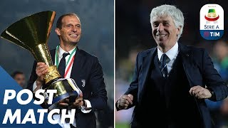 Juventus 11 Atalanta  Allegri and Gasperini Post Match Press Conference  Serie A [upl. by Ardnola]