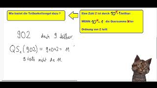Quersummenregel kter Ordnung anwenden erklärt [upl. by Verger]