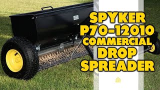 Spyker P7012010 Commercial Drop Spreader Review A Comprehensive Review Pros and Cons Discussed [upl. by Enilhtak509]