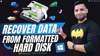 How to Recover Data from Formatted External Hard Disk SD Memory Card USB or Pendrive 2023 [upl. by Eiclehc]