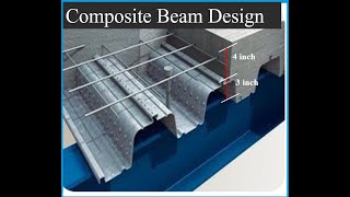 Composite beam design Steel concrete composite beams [upl. by Ahsemaj]