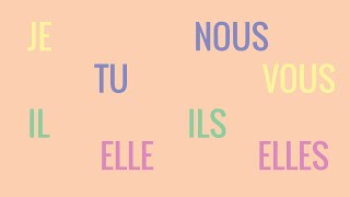 Les pronoms personnels sujets je tu il elle en français fle – grammaire 1 [upl. by Leroi360]