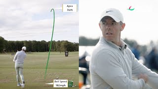 Rory McIlroy Range Session with Top Tracer  2023 Genesis Scottish Open [upl. by Aicetel545]