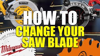 How To Change Circular Saw Blades  Easy StepbyStep Guide [upl. by Renie]