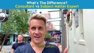 Consultant VS Subject matter expert Whats the difference [upl. by Karly401]