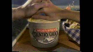 1987 Shedds Spread Country Crock quotBreakfast in bedquot TV Commercial [upl. by Nesnah919]