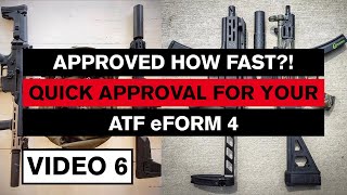 ATF eForm 4 Approval and News Silencers Simplified in 2023 [upl. by Cheshire768]