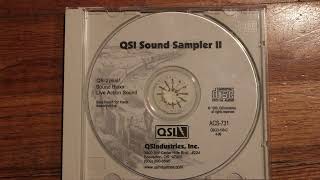 QSI Sound Sampler 2 Track 70 GS4 Big Steam II QS2 PLUS [upl. by Enajyram]