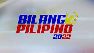 LIVE  Bilang Pilipino 2022 [upl. by Gurias]