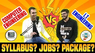 Computer Vs IT Engineering  Basic Difference in Syllabus Package and Jobs  RG Lectures [upl. by Mehcanem]