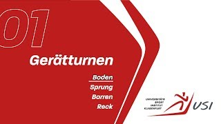 Gerätturnen Boden Frauen [upl. by Llenrrad]