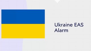 EAS Alarm YouTube  Ukraine 2021 EAS Alarm Mock Air Raid [upl. by Lerej]