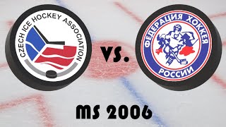 Mistrovství světa v hokeji 2006  Čtvrtfinále  Česko  Rusko [upl. by Utley874]