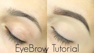 Eyebrow Tutorial for Beginners [upl. by Tterrej]