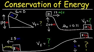 Conservation of Energy Physics Problems [upl. by Swayder]