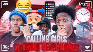 CALLING GIRLS BUT WE CAN HEAR THEM… 🤣🎧 Without Headphones Edition [upl. by Notsehc]