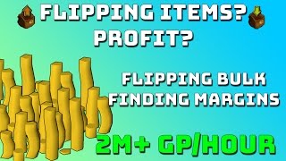 Basic Flipping Guide Bulk Flipping Runescape 3 2mhr [upl. by Lyndell]