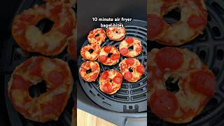 10 minute air fryer bagel bites easyrecipe food pizza [upl. by Eatnoj]