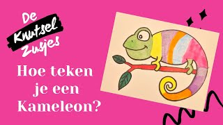 Hoe teken je een Kameleon [upl. by Semele]