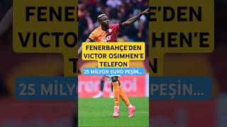 Fenerbahçeden Victor Osimhene telefon [upl. by Yrred]