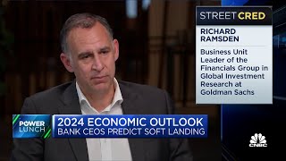 Goldman Sachs Richard Ramsden on the 2024 outlook for banks [upl. by Attirehs]