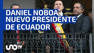 Daniel Noboa toma posesión como presidente de Ecuador [upl. by Ykvir]