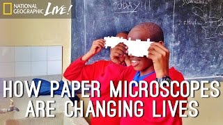 How Cheap Paper Microscopes Are Changing Kids Lives  Nat Geo Live [upl. by Deana]