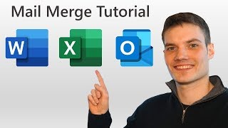 How to Mail Merge in Word Excel amp Outlook [upl. by Nofets116]