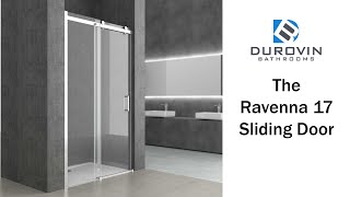 Ravenna 17 sliding shower door installation [upl. by Cirtap]