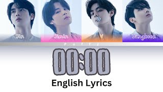 BTS  0000 Zero O’Clock English Lyrics Color Coded Lyrics [upl. by Docia]