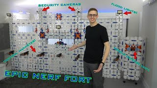 EPIC NERF FORT  ULTIMATE TACTICOOL CASTLE [upl. by Avahc]