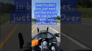 Truckers vs Motorcyclists hondagoldwing biker Motorcycle [upl. by Milton]