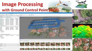 Tutorial Pengolahan Data Foto Udara dengan GCP menggunakan Agisoft Photoscan [upl. by Drareg]