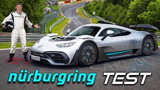 I drove the MercedesAMG ONE around the Nürburgring [upl. by Ripp]