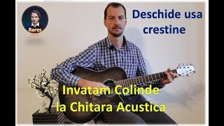 Invatam colinde Deschide usa crestine [upl. by Harmonie]