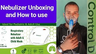 Nebulizer Control D unboxing and How to use nebulizer machine in hospitalnebulizationnebulizerlab [upl. by Erreipnaej]