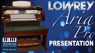 The new Lowrey Aria Pro EX6000 home organ [upl. by Byrdie820]