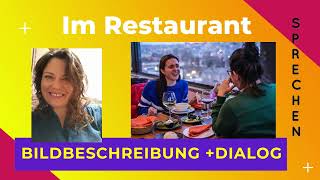 a2 Prüfung in Deutsch SPRECHEN Beschreibung und DIALOG Im RESTAURANTquot [upl. by Bayless723]