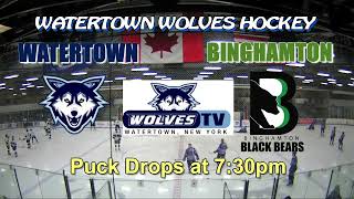 BINGHAMTON  WATERTOWN WOLVES  102823 [upl. by Proffitt]