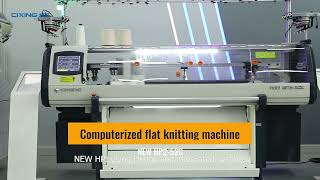 CIXING NEW HP FLAT KNITTING MACHINE [upl. by Oiratno]