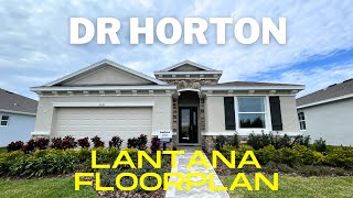 Woodcreek by DR Horton  Lantana Floorplan  Wesley Chapel Florida [upl. by Aleras]